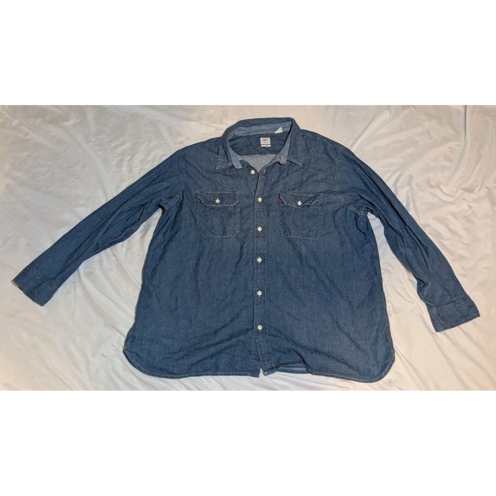 Levi's Men's Relaxed Button Down Long Sleeve Denim Shirt